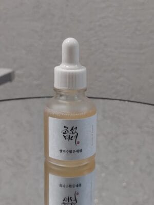 Beauty of Joseon Deep Glow Serum bottle with rice extract and alpha arbutin on a clean background